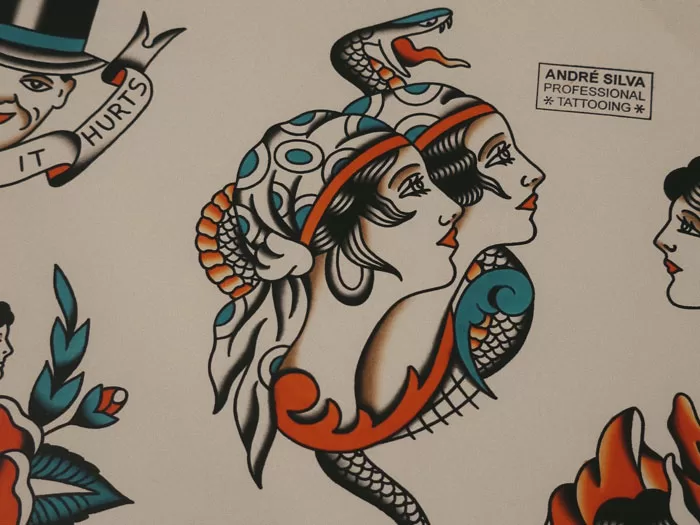 HOW TO PAINT A TRADITIONAL TATTOO FLASH – ANDRÉ SILVA TATTOOER