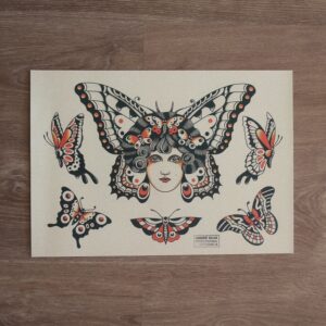 traditional tattoo print flash