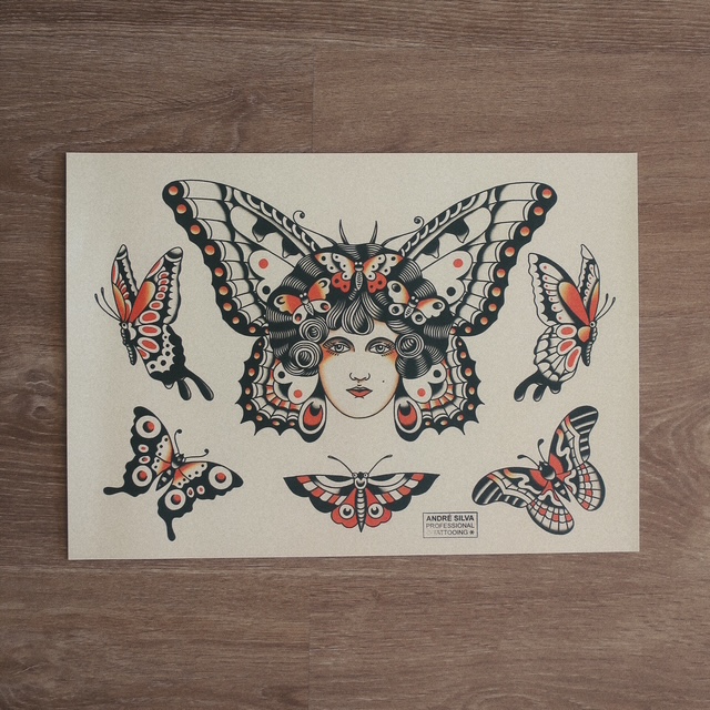 traditional tattoo print flash
